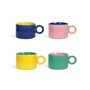 &klevering - Chiquito Tasse, 0,2 L, bunt (4er-Set)