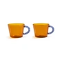&klevering - Duet Tasse, 0,3 L, amber (2er-Set)