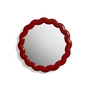 &klevering - Zigzag Spiegel Ø 40,5 cm, burgundy