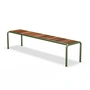 HOUE - AVANTI Gartenbank, lang, Esche / olive green