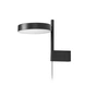 Wästberg - w242 Pastille alu LED Wandleuchte br1, tiefschwarz RAL 9005