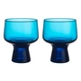 Iittala - Solare Kelchglas, 0,29 l, electric blue (2er-Set)