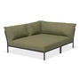 HOUE - Level 2 Cozy Sofa, links, dark grey / leaf