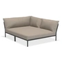 HOUE - Level 2 Cozy Sofa, rechts, dark grey / ash