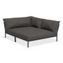 HOUE - Level 2 Cozy Sofa, rechts, dark grey / dark grey basic