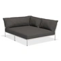 HOUE - Level 2 Cozy Sofa, links, muted white / dark grey basic
