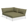 HOUE - Level 2 Cozy Sofa, rechts, muted white / leaf