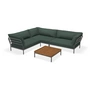 HOUE - Level 2 Loungeset 7, inkl. Beistelltisch, dark grey / alpine