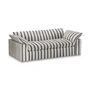 HKliving - Nomad Sofa, 3-Sitzer, Rocco / chalkstripe