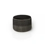 nanimarquina - Tres Persian Pouf, Ø 60 x H 43 cm, medium, schwarz