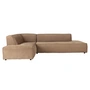 Zuiver - Fat Freddy Rib Ecksofa, links / caramel