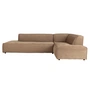 Zuiver - Fat Freddy Rib Ecksofa, rechts / caramel