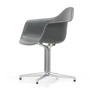 Vitra - Eames Plastic Armchair DAL RE, poliert / granitgrau (Filzgleiter basic dark)