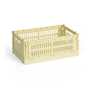 HAY - Colour Crate Korb S, 26,5 x 17 cm, hellgelb, recycled
