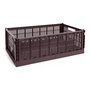 HAY - Colour Crate Korb XL, 68 x 42 cm, bordeaux, recycled