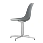 Vitra - Eames Plastic Side Chair DSL RE, poliert / granitgrau (Filzgleiter basic dark)