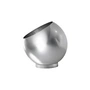 AYTM - Globe Blumentopf, Ø 21 x H 18,8 cm, silber / silber