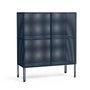 HAY - Perforated Cabinet M, steel blue