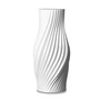 Lyngby Porcelæn - Twist Vase H 31 cm, weiß