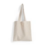 HAY - Logo Tote Bag, beige / burgundy