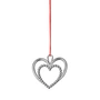 Rosendahl - Pearl Heart Anhänger H 6,5 cm, silber