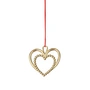Rosendahl - Pearl Heart Anhänger H 6,5 cm, gold