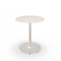 HOUE - Pico Gartentisch, Ø 64 cm, Gestell rund, muted white