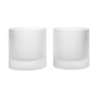 Ferm Living - Ripple Trinkglas, frosted (2er-Set)