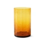 HKliving - Tube Trinkglas, H 12 cm / 400 ml, amber