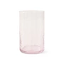 HKliving - Tube Trinkglas, H 12 cm / 400 ml, blush