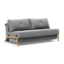 Innovation Living - Cubed 160 Schlafsofa, 103 x 165 cm, Eiche / hellgrau (565 Twist Granite)