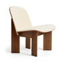 HAY - Chisel Lounge Chair, Nussbaum / creme (Volume 01)