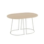 Muuto - Airy Couchtisch, klein, Eiche lackiert / off-white