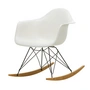 Vitra - Eames Plastic Armchair RAR, Ahorn gelblich / basic dark / weiß