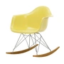 Vitra - Eames Plastic Armchair RAR RE, Ahorn gelblich / Chrom / citron