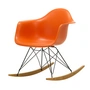 Vitra - Eames Plastic Armchair RAR RE, Ahorn gelblich / basic dark / rostorange