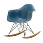 Vitra - Eames Plastic Armchair RAR RE, Ahorn gelblich / basic dark / meerblau