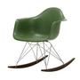 Vitra - Eames Plastic Armchair RAR RE, Ahorn dunkel / Chrom / forest