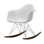Vitra - Eames Plastic Armchair RAR RE, Ahorn dunkel / Chrom / baumwollweiß