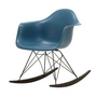 Vitra - Eames Plastic Armchair RAR RE, Ahorn dunkel / basic dark / meerblau