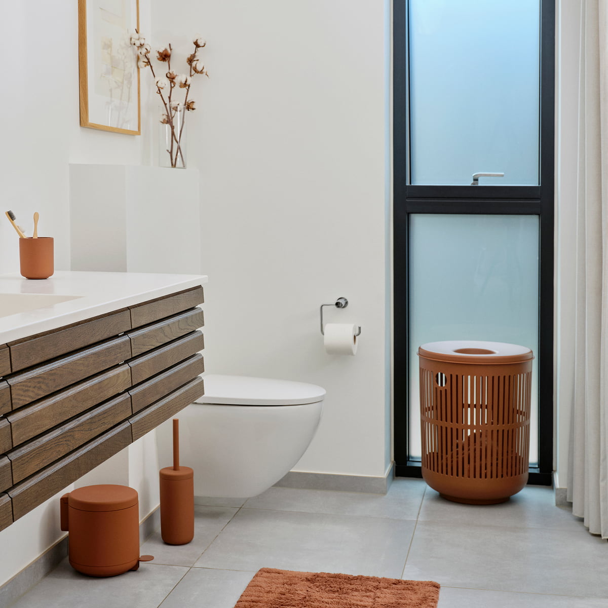 Ume Wäschekorb mit Deckel von Zone Denmark Ume Wäschekorb mit Deckel von Zone Denmark