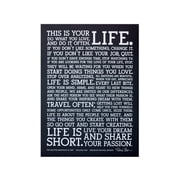 Holstee - The Original Manifesto Poster (Black)