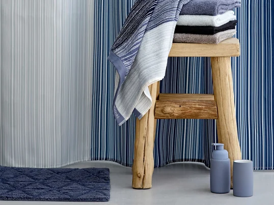 Södahl - Hills Badezimmermatte, blau