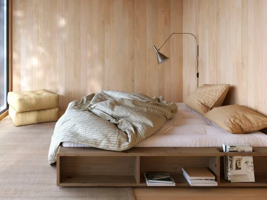 Mit dem Ziggy Bettgestell von Karup Design hast du nicht nur ein gemütliches Bett, sondern schaffst dir auch zusätzlichen Stauraum in deinem Zuhause!