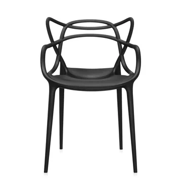 Masters Stuhl von Kartell in schwarz