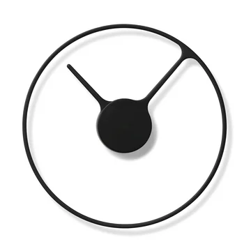 Time Wanduhr 30 cm von Stelton in Schwarz