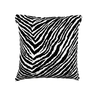 Zebra Kissenbezug 50 x 50 cm von Artek in schwarz / weiß