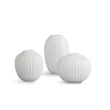 Kähler Design - Hammershøi Vase Miniatur, weiß (3er-Set)