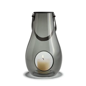 Design with light Laterne H 29 cm von Holmegaard in Smoke