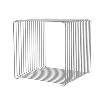 Panton Wire Regal / Beistelltisch 34,8 cm von Montana in Chrom